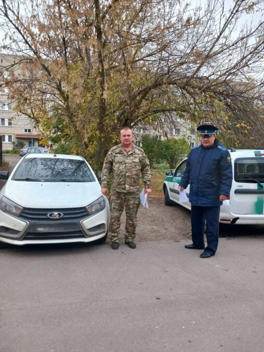 ​В Тамбовской области автомобиль, конфискованный за пьяное вождение, передали Министерству обороны